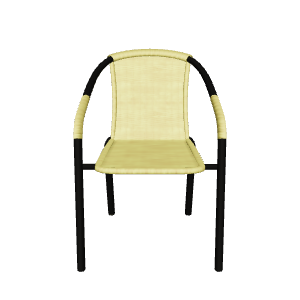 Stylish Outdoor Chair Model - 3D Model