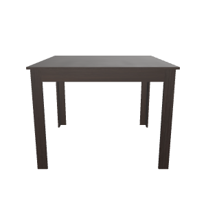 Stylish Wooden Dining Table 3D - 3D Model