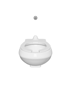 Sleek Modern Toilet 3D Model - 3D Model