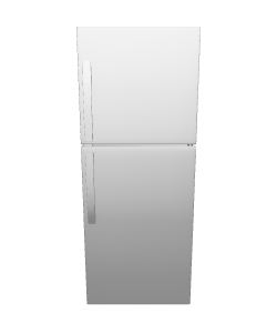 Sleek Modern Refrigerator 3D - 3D Model