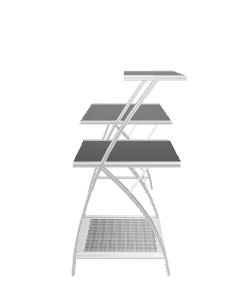 Stylish Modern Multi-Tier Table - Furniture 3D Model