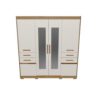 Modern Storage Cabinet 3D Model - Interior 3D Model