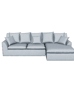 Cozy Modern Sectional Sofa 3D - Furniture 3D Model