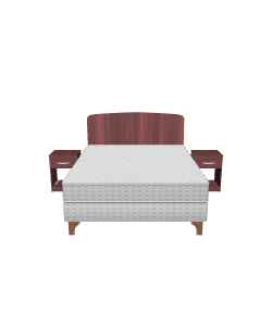 Stylish Bedroom Bed 3D Model - 3D Model
