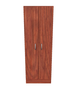 Stylish Wooden Wardrobe Model - Furniture 3D Model