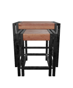 Minimalist Nesting Tables 3D Model - 3D Model