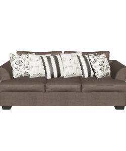 Stylish Sofa with Decorative Cushions - Furniture 3D Model