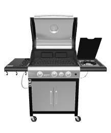 Stylish Outdoor Gas Grill 3D - 3D Model