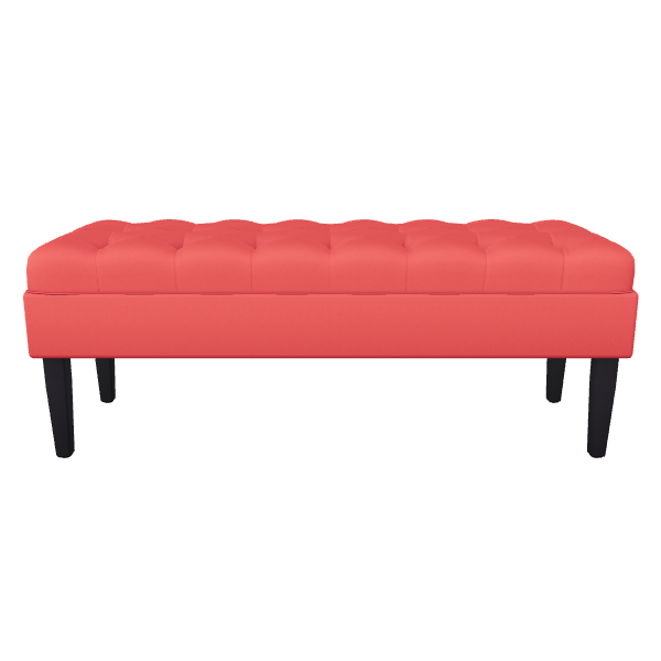 Stylish Upholstered Bench Model 3D - 3D Model