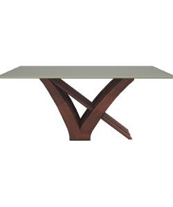 Stylish Glass-Top Dining Table 3D - Furniture 3D Model