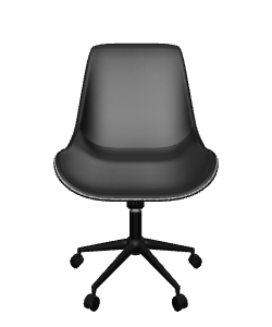 Stylish Black Office Chair 3D - 3D Model