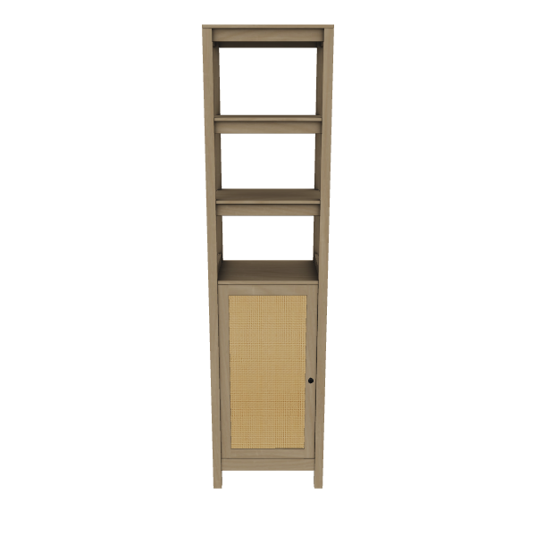 Modern Wooden Shelf Unit 3D - 3D Model