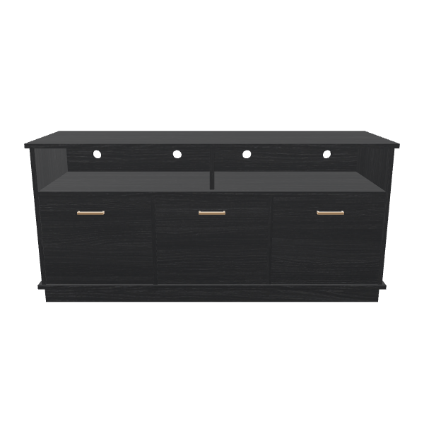 Stylish Modern Entertainment Center 3D - 3D Model