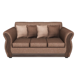 Essenza David-S Three-Seat Sofa 3D - 3D Model