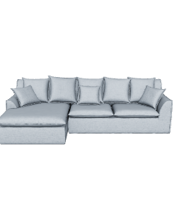 Stylish Sectional Sofa 3D Model - 3D Model
