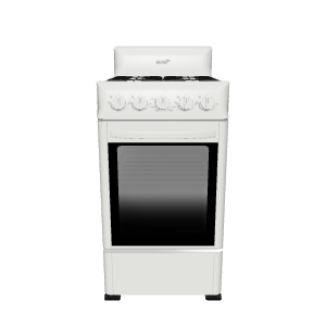 Stylish Gas Range Cooker 3D - 3D Model