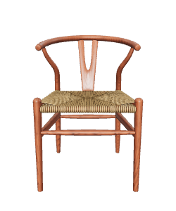 Classic Wooden Wishbone Chair 3D - Furniture 3D Model