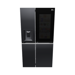 Sleek Modern Refrigerator 3D Model - 3D Model