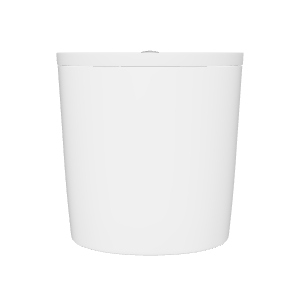 Minimalist Round White Bucket 3D - 3D Model