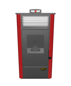 Calefactor Pellet Albtrot 3D Model - 3D Model