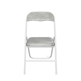 Folding Metal Chair 3D Model - 3D Model