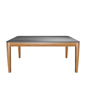 Stylish Wooden Dining Table 3D - 3D Model