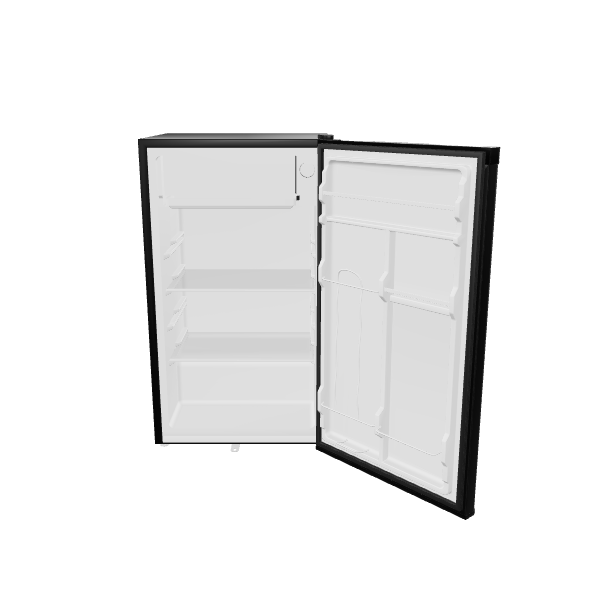 Stylish Open Fridge Model - Household 3D Model