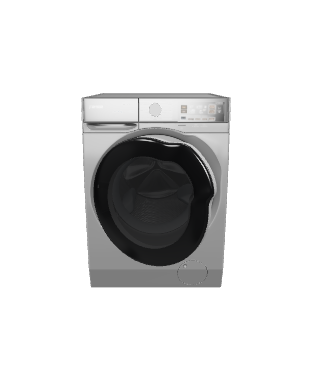 Sleek Front-Loading Washer Model - 3D Model