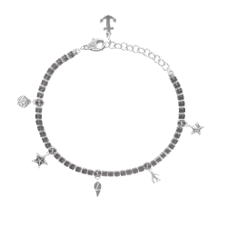 Silver Charm Bracelet 3D Model - Household 3D Model
