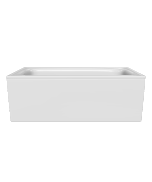 Sleek Modern Freestanding Bathtub - Interior 3D Model