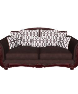 Elegant Vintage Sofa 3D Model - 3D Model
