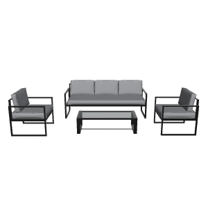 Contemporary Outdoor Furniture Set - Furniture 3D Model
