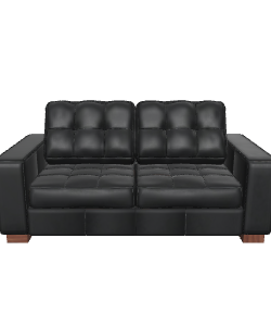 Stylish Modern Leather Sofa 3D - 3D Model
