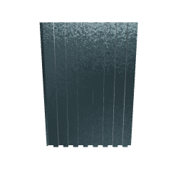 Stylized Metal Wall Panel 3D - 3D Model