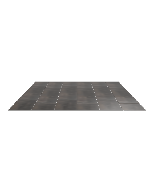 Industrial Metal Floor Tiles 3D - 3D Model