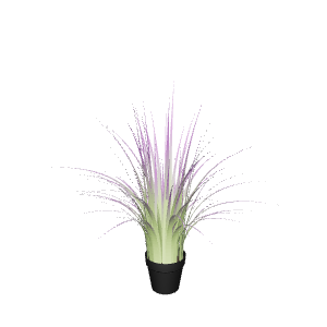 Stylized Potted Grass Plant 3D - Plant 3D Model