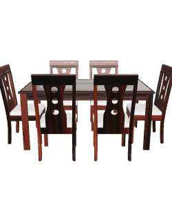 Modern Dining Table Set 3D - Furniture 3D Model