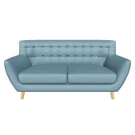 Stylish Mid-Century Sofa Model - 3D Model