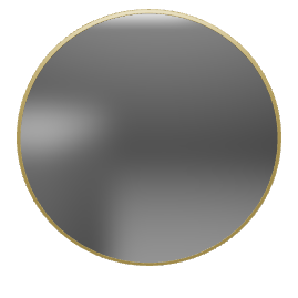 Elegant Round Mirror 3D Model - 3D Model