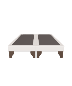 Stylized Minimalist Bed Frame 3D - Furniture 3D Model
