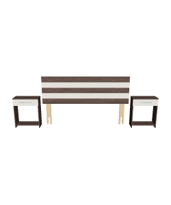 Stylish Modern Bedroom Set 3D - Furniture 3D Model