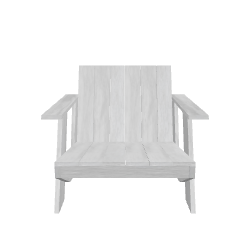 Minimalist Wooden Lounge Chair 3D - 3D Model
