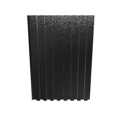 Sleek Black Wall Panel 3D - 3D Model