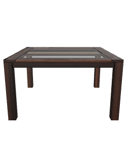 Stylish Modern Glass Table 3D - 3D Model