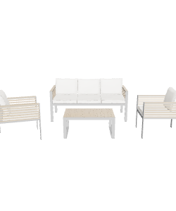 Elegant Outdoor Seating Set 3D - Furniture 3D Model