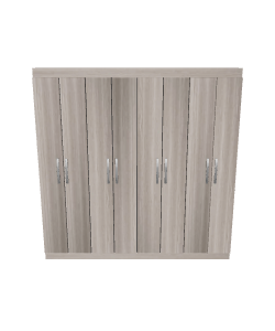 Stylish Wooden Storage Cabinet 3D - 3D Model