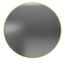 Elegant Round Mirror Model 3D - 3D Model