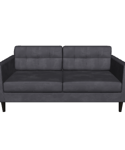 Stylish Modern Fabric Sofa 3D Model - Furniture 3D Model