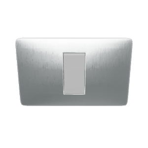 Stylish Brushed Metal Plate 3D - 3D Model