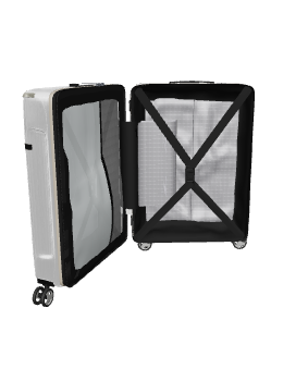 Stylish Luggage Suitcase Model - 3D Model